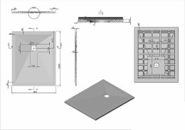 Душевой поддон из искусственного камня Vincea 100x80 VST-4SR8010G