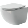 Комплект унитаза Ceramicanova Forma CN3009 с инсталляцией Berges Atom 410 040332 с сиденьем Микролифт и Черной матовой клавишей смыва
