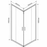 Душевой уголок Vincea Garda 90x80 VSS-1G8090CLGM