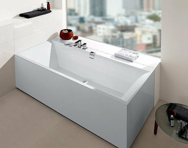 Квариловая ванна Villeroy&Boch Squaro Edge 12 160x75 UBQ160SQE2DV-01 без гидромассажа