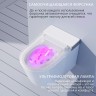 Комплект унитаза биде с инсталляцией Abber Bequem AC1120S-AC0101P2 цвет Белый с сиденьем Микролифт