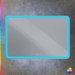 Зеркало Cezares Multicolore 120 CZR-SPC-MC-1200-800-RGB-TCH с подсветкой