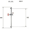 Душевая штанга Remer 315R Хром