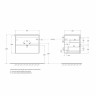 Тумба под раковину BelBagno Kraft 70 KRAFT-700-2C-SO-CG подвесная