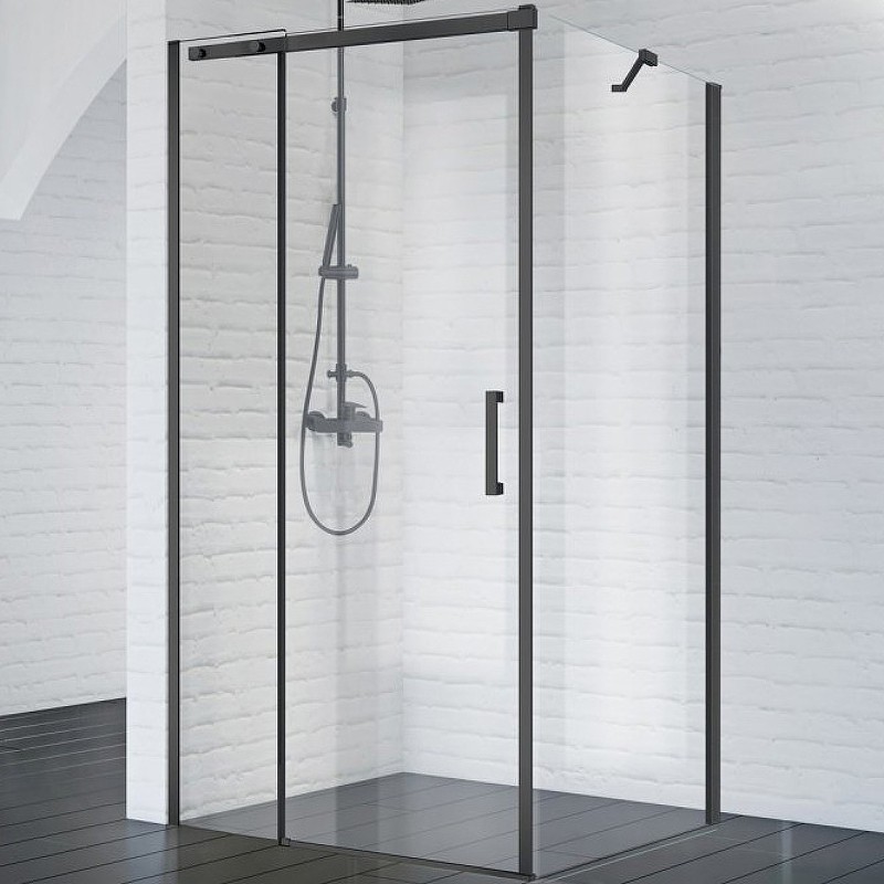 Душевой уголок BelBagno Acqua 120х90 ACQUA-AH-1-120/90-C-NERO