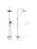 Душевая система BelBagno Marino MARINO-VSCM-CRM