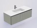 Тумба под раковину Boheme Armadi Art Quatro 1 120 790-M1-120-RIB-L-A-LED подвесная
