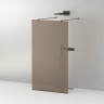Душевая перегородка Cezares Liberta 110 LIBERTA-L-2-110-120-BR-NERO