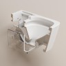 Комплект унитаза биде с инсталляцией Abber Rechteck AC1215S-AC0101P2 цвет Белый с сиденьем Микролифт