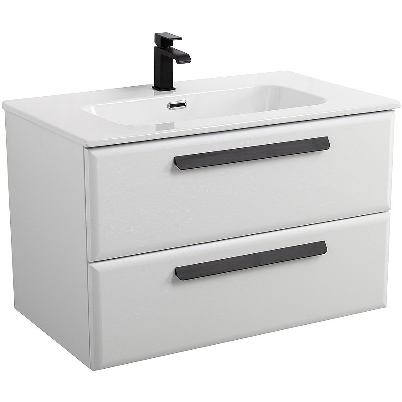 Тумба под раковину Cezares Eco-Cer-N 80 ECO-CER-N-800-2C-SO-BL подвесная