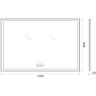 Зеркало BelBagno SPC-GRT-1200-800-LED-TCH-RAD с подсветкой