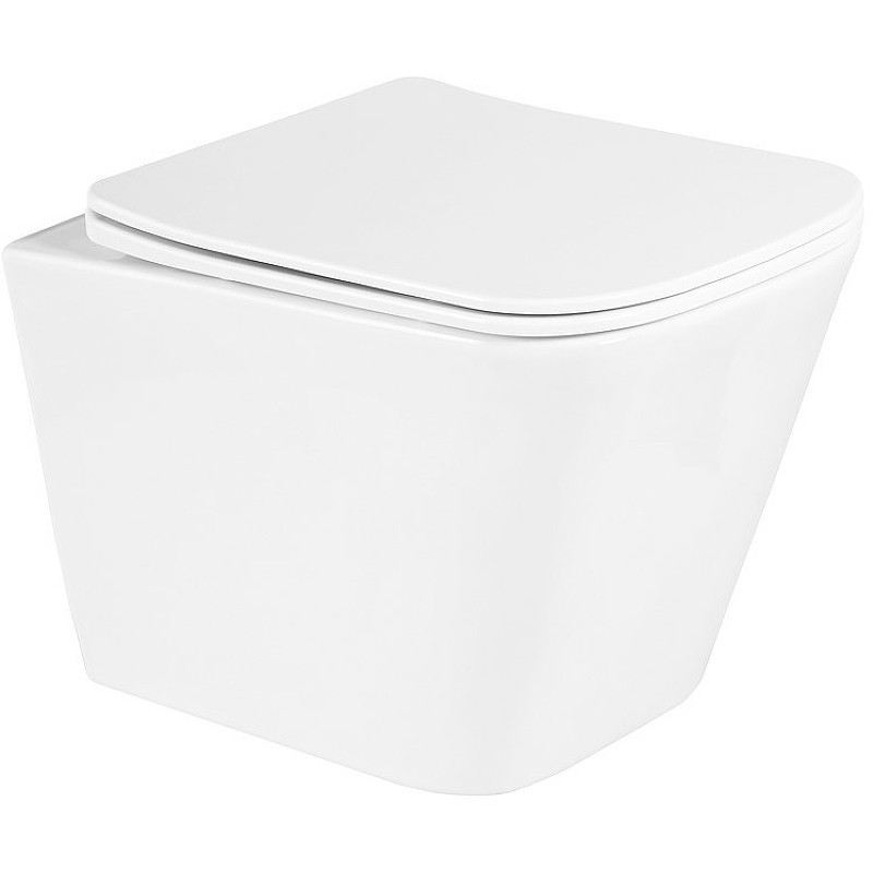 Унитаз BelBagno Due BB3103CHR/SC подвесной
