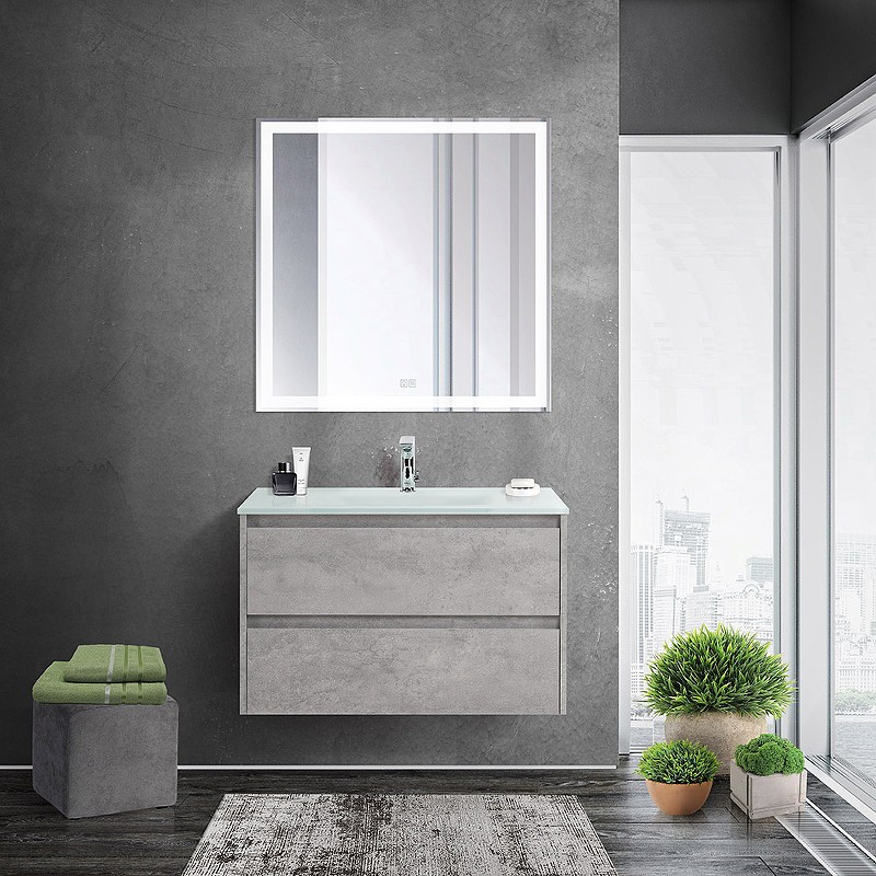 Тумба под раковину BelBagno Kraft 80 KRAFT-800-2C-SO-CG подвесная