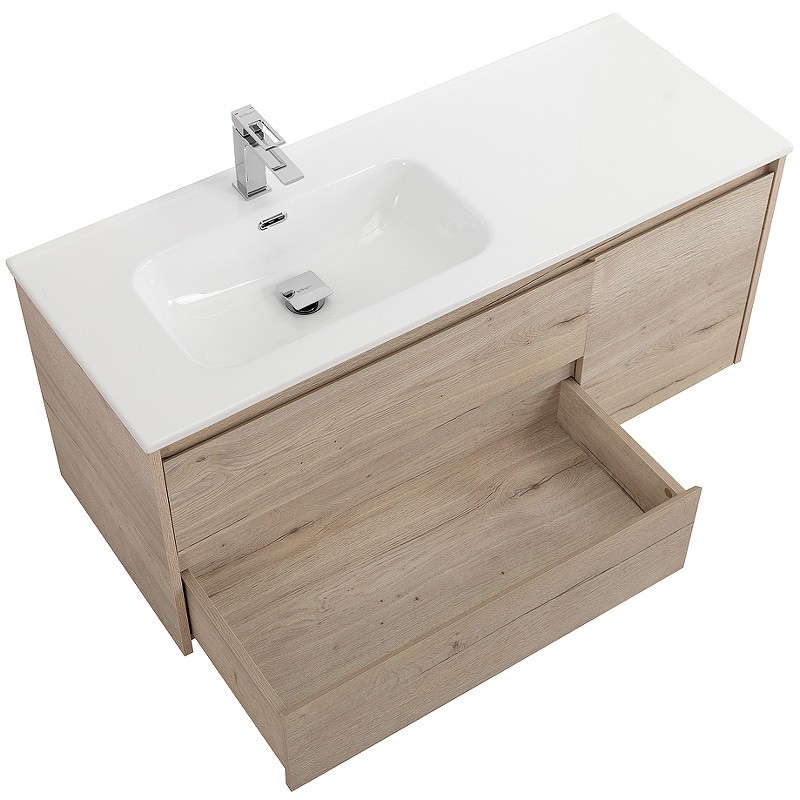 Тумба под раковину BelBagno Kraft 100 L KRAFT-1000-2C-1A-SO-RGB-L подвесная