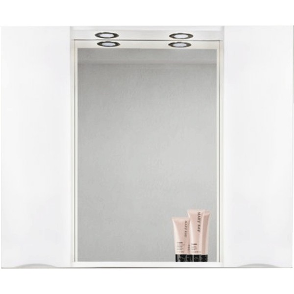 Зеркало со шкафом BelBagno MARINO-SPC-1000/750-2A-BL-P 100 с подсветкой