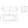Акриловая ванна BelBagno BB410-1500-780-R 150х78