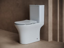 Унитаз-компакт Ceramicanova Fortuna CN9001-B цвет Белый без бачка с сиденьем Микролифт