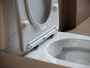 Унитаз-компакт Ceramicanova Fortuna CN9001-B цвет Белый без бачка с сиденьем Микролифт