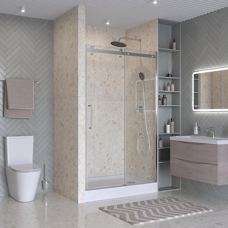 Душевая дверь BelBagno Marino 2 110 MARINO-2-BF-1-110-C-CR