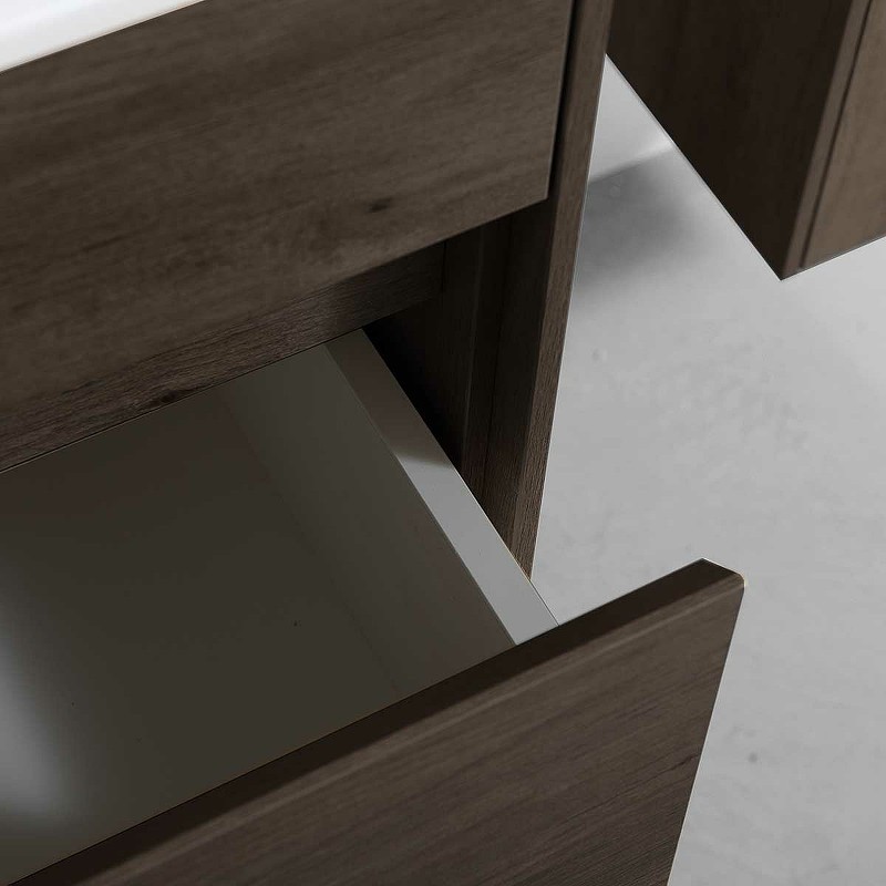 Тумба под раковину Vincea Chiara 80 VMC-2C800RO подвесная