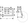 Держатель туалетной бумаги Hansgrohe AddStoris 41771340