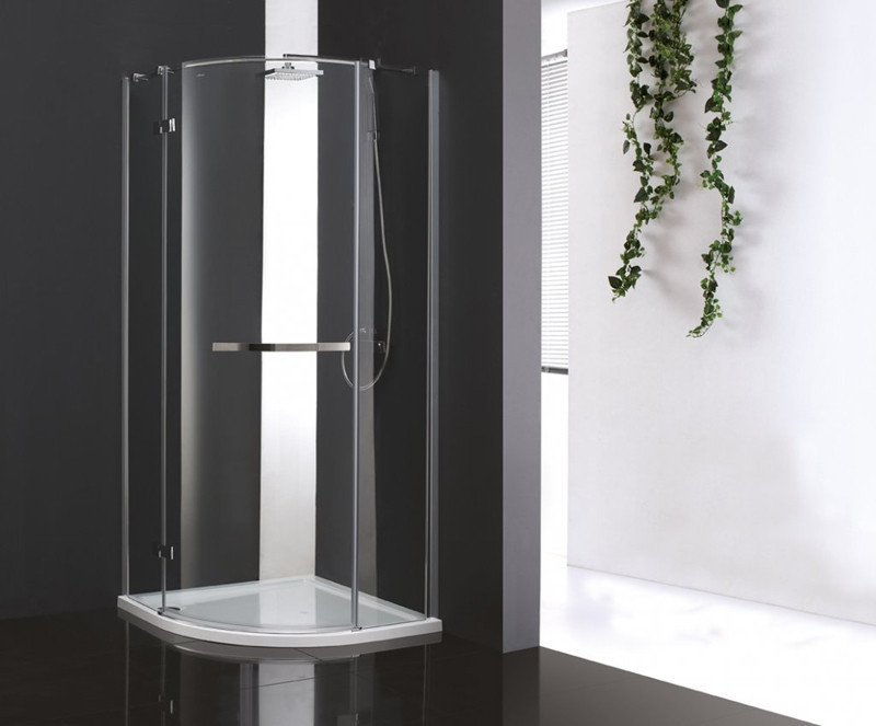 Душевой уголок Cezares Bergamo R-1 Arco 100x100 BERGAMO-W-R-1-100-ARCO-C-Cr-L-IV