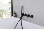Смеситель для ванны Abber Wasser Kreis AF8130B черный матовый