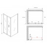 Душевой уголок Abber Sonnenstrand 120x75 AG07120B-S75B