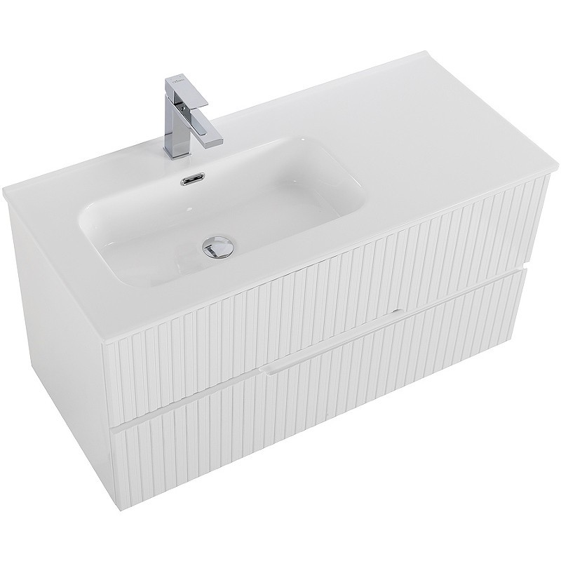 Тумба под раковину Cezares Duet-N 100 L DUET-N-1000-2C-SO-BL-L подвесная