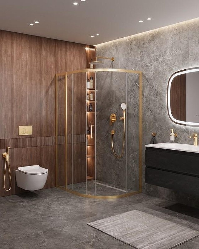 Душевой уголок Cezares Molveno 120x90 MOLVENO-RH-1-120/90-C-BORO-IV