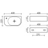 Раковина Ceramicanova Element 41 R CN6066R Белая