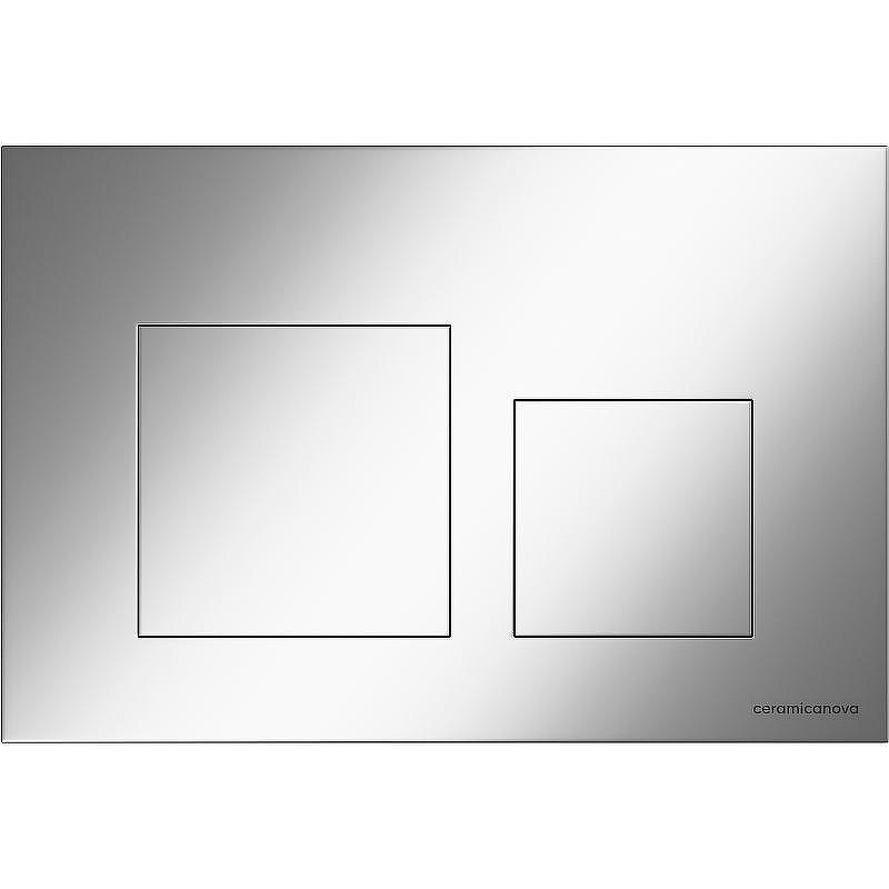 Клавиша смыва Ceramicanova Balance Square CN12-002M Хром матовый