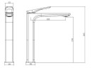 Смеситель для раковины Vincea Puro VBF-5P02GM