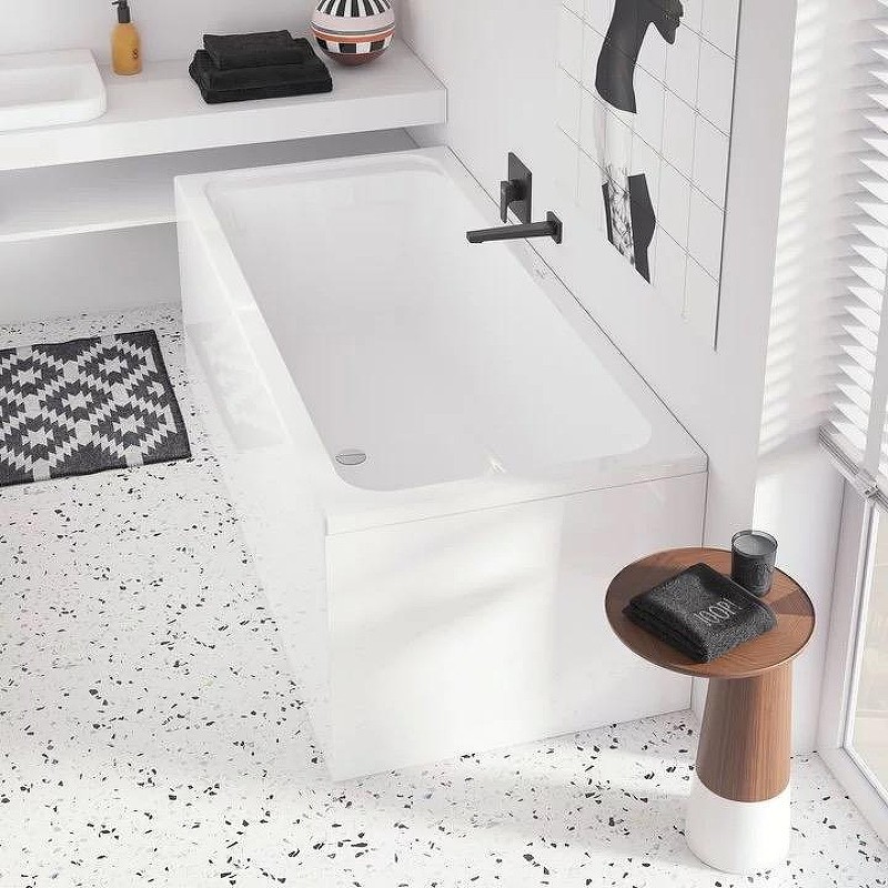 Смеситель для душа Villeroy&Boch Architectura Square TVS125002000K5 цвет Черный матовый