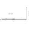 Душевой уголок Vincea Dice 160x80 VSR-4D8016CLGM