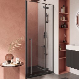 Душевая дверь Cezares Liner 90 R LINER-B-12-90-C-NERO-R