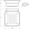 Мыльница Cezares Slider SLIDER-SODS-GM