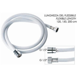 Душевой шланг Remer 332CNNB120 Белый матовый