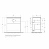 Тумба под раковину BelBagno Kraft 80 KRAFT-800-2C-PIA-RT