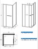 Душевой уголок Vincea Альфа (Alpha) 90х90 VSRW-3AL9090CL