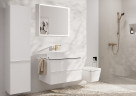 Смеситель для раковины Hansgrohe Tecturis E 73070140 Бронза