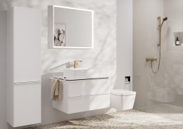 Смеситель для раковины Hansgrohe Tecturis E 73070140 Бронза