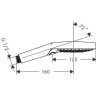 Ручной душ Hansgrohe Raindance Select S 26530670 черный матовый