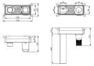 Смеситель для раковины Vincea Domus VBFW-5DM01BG