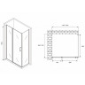 Душевой уголок Abber Sonnenstrand 120х70 AG04120MS-S70M