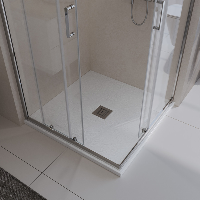 Душевой поддон из искусственного камня BelBagno Uno 90x90 TRAY-MR-UNO-A-90-35-W