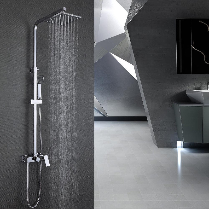 Душевая система Abber Daheim AF8220L цвет Хром