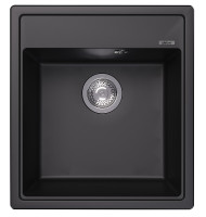 Кухонная мойка Abber Quarz 46 AQ2901B цвет Черный