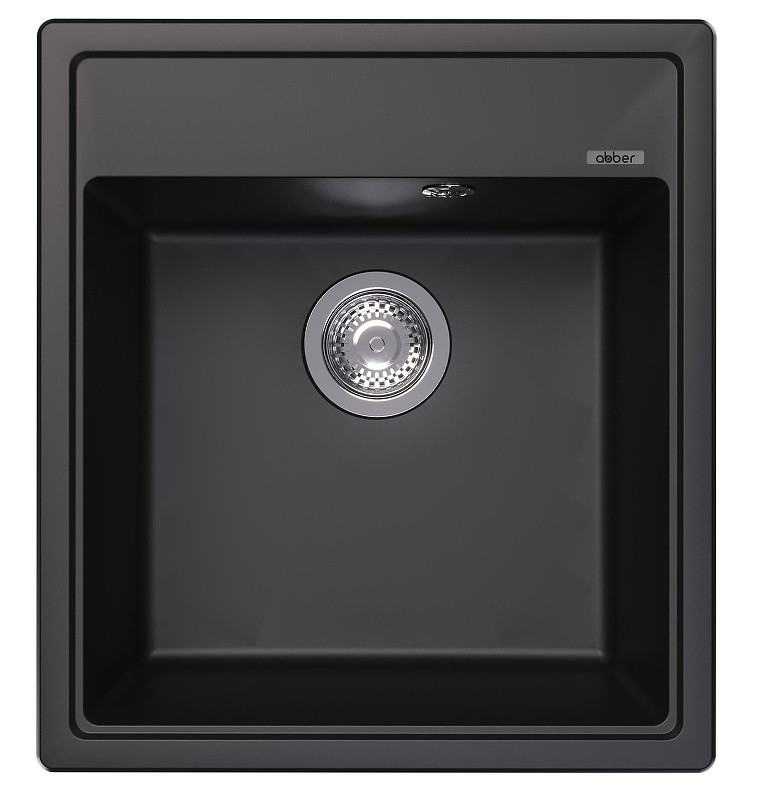 Кухонная мойка Abber Quarz 46 AQ2901B цвет Черный