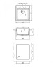 Кухонная мойка Abber Quarz 46 AQ2901B цвет Черный